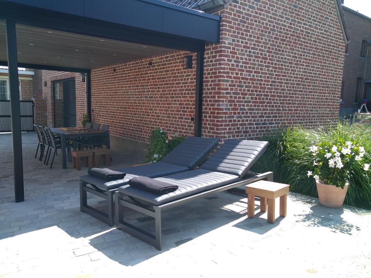 Vakantiewoning Mierzicht Met Prive Wellness Haspengouw Boekhout Εξωτερικό φωτογραφία